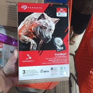 Seagate IronWolf 8TB Internal Hard Drive - Red